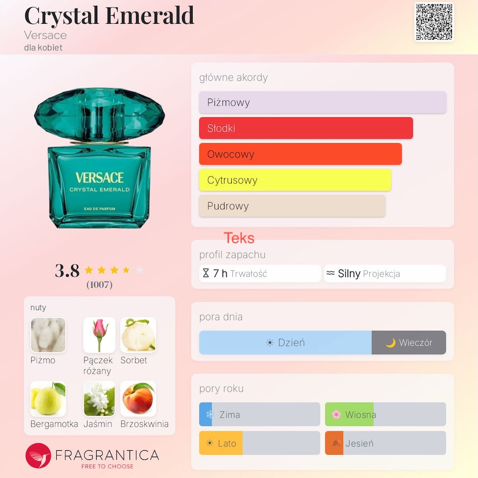 Versace Crystal Emerald - Woda perfumowana dla kobiet