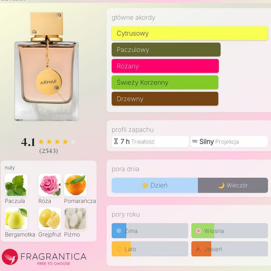 Armaf Club De Nuit Woman - Woda Perfumowana dla kobiet